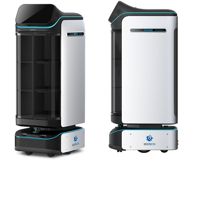 配膳ロボット 側面