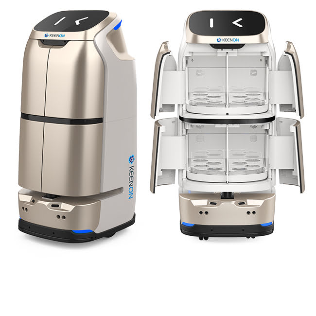 配膳ロボット 側面